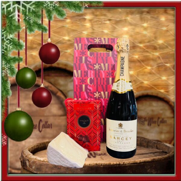 Champagne, Baron Bigod & Chocolate Truffles Gift Box